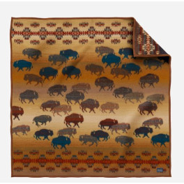 Kleine Pendleton "Prairie Rush Hour" Decke, Throw, Bison
