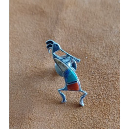 Kokopelli-Brosche - das ist ein Pin
