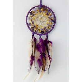 Traumfänger Visionssucher Edelstein "Delight" -mit Amethyst