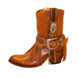Lässige Damen Fransen-Stiefelette "Laly" Grösse 37