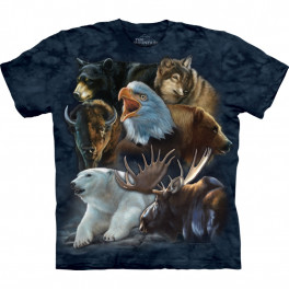 "Wild Alaskan Collage" T-Shirt von The Mountain
