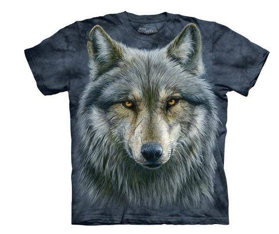 t shirt mit wolf