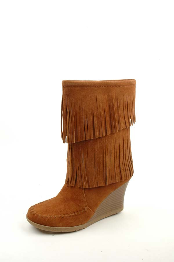 Minnetonka wedge boots Clearance