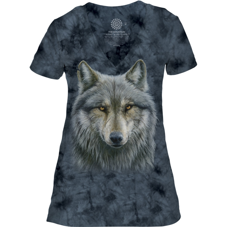 Wolf t shirt damen top