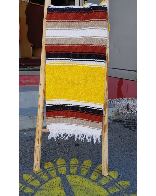 Gewobene, original mexikanische Decke in mehreren Farben