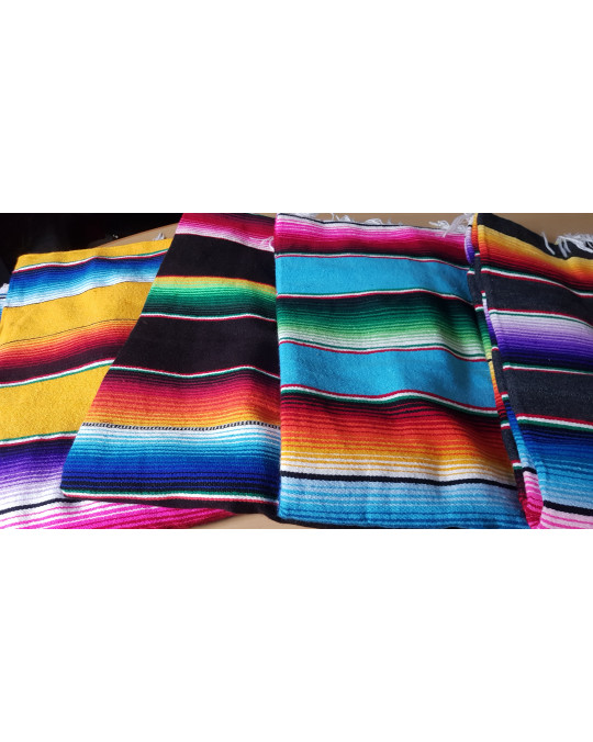 Regenbogen Decke (gross) im mexikanischen Stil, Serape