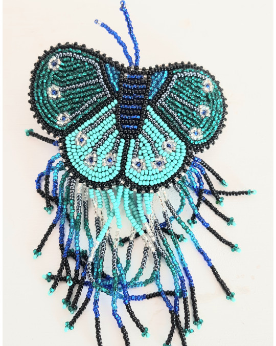 Haarspange Beadwork "Butterfly"