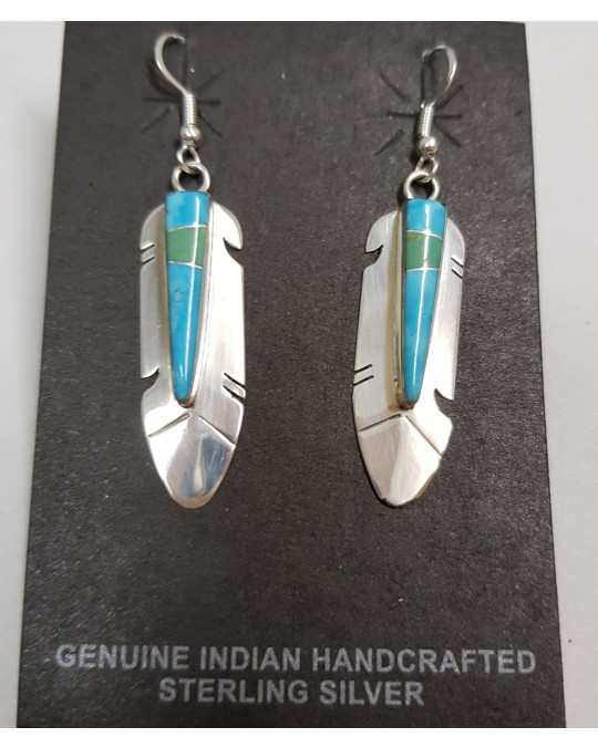 Inlay Ohrringe der Navajo - verschiedene Designs