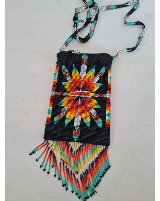 Beadwork Täschchen "Firecolors Star"