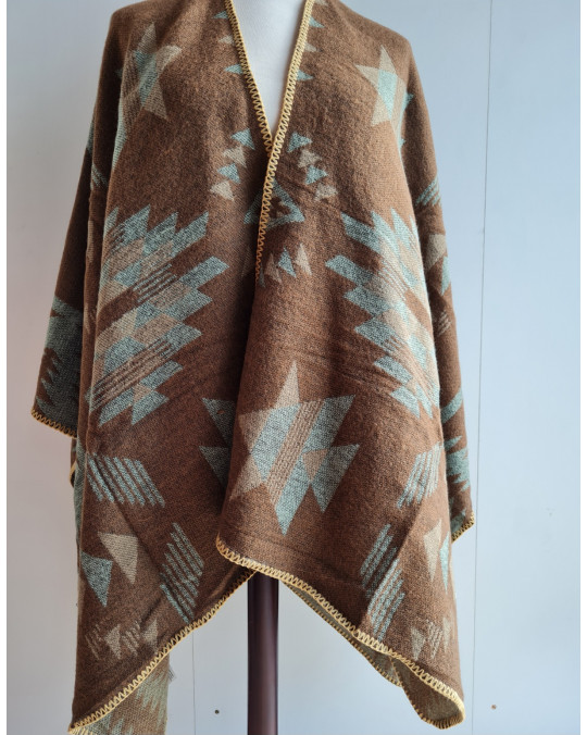 Poncho "Diamond Turquouse" 