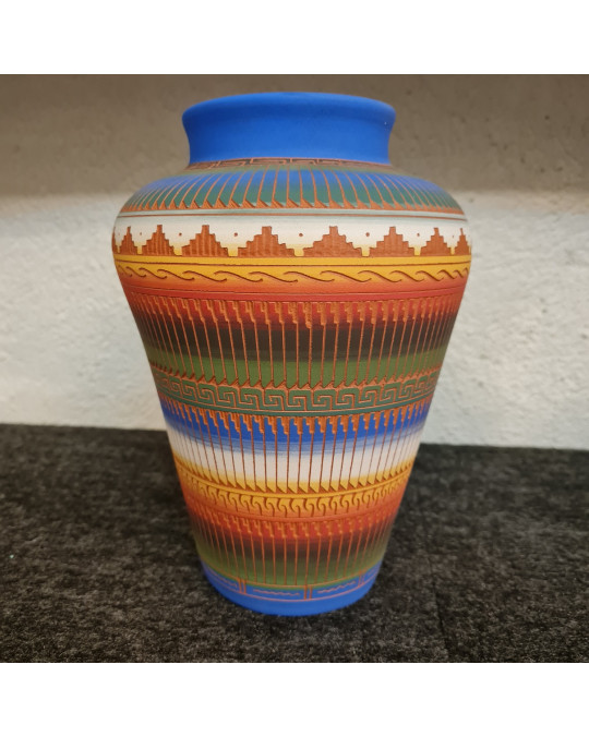 Grössere Navajo Töpferei "Etched Pottery"