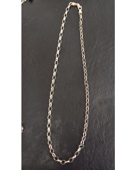 Kette mit grossen, ovalen Gliedern - div Längen