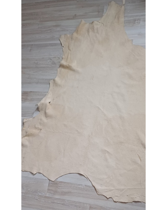 Hirschleder (Buckskin) naturgegerbt