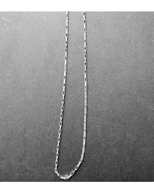 Lässige Kette mit rechteckigen Gliedern -  Länge 55 cm