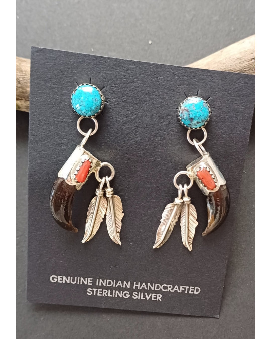 Ohrstecker aus Navajo Handarbeit