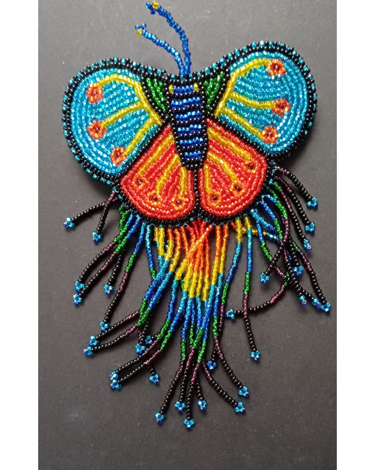 Schmetterling Haarspange Beadwork "Butterfly"