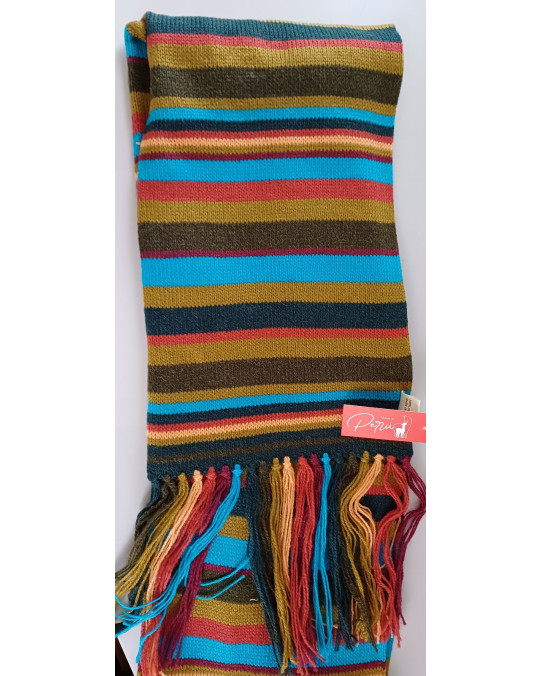 Feiner, kleinerer Schal in total schön abgestimmten Farben aus 100 % Alpaca Wolle