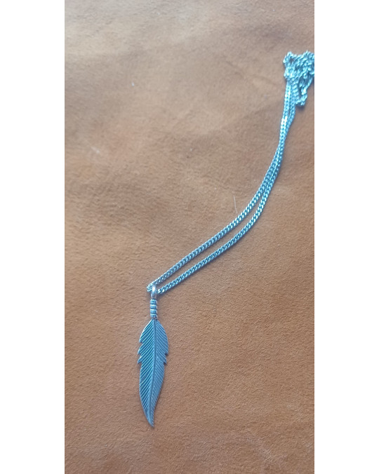 Kette "Feather" mit Silberfeder