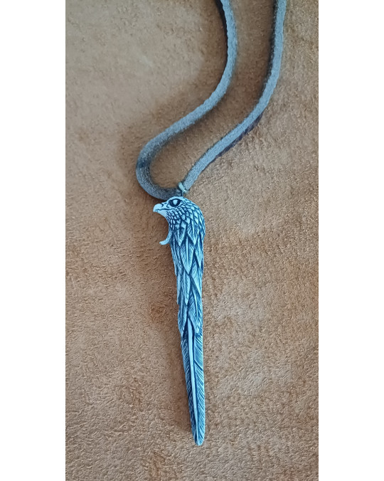 Geweihanhänger aus Mexico, Motiv Adler