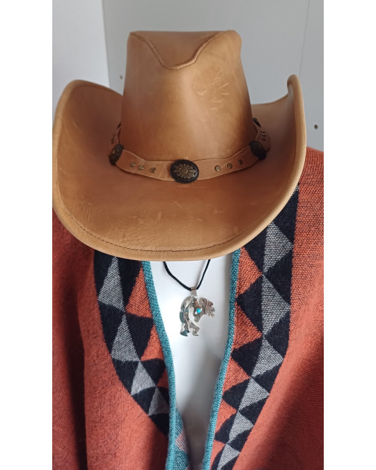 Silverton "Dude" Hut aus Nubuk Leder