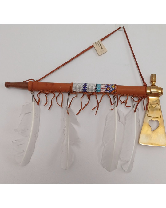 Messing Pfeifentomahawk der Navajo - Replika