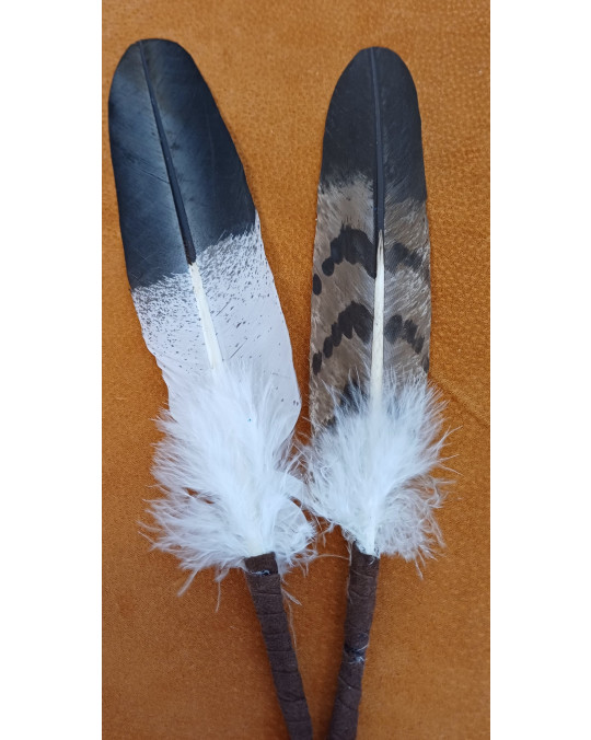 Feder mit Aufhängeschlaufe "Airbrush" 
