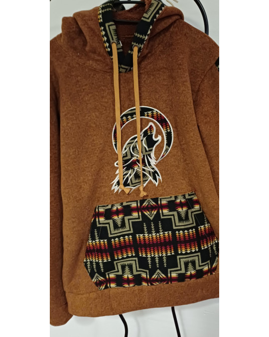 Fleece Jacke aus Ecuador "Wolf"