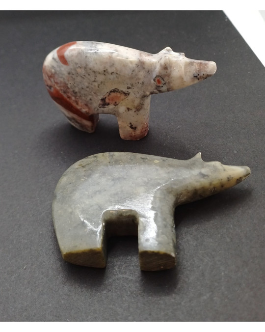 Grosse Bären aus Alabaster Steon, Made in Peru