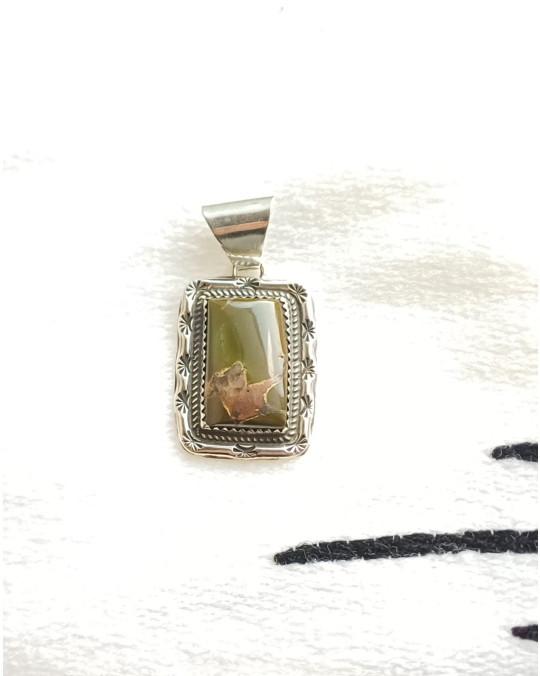 Türkis Amulett der Navajo, rechteckig