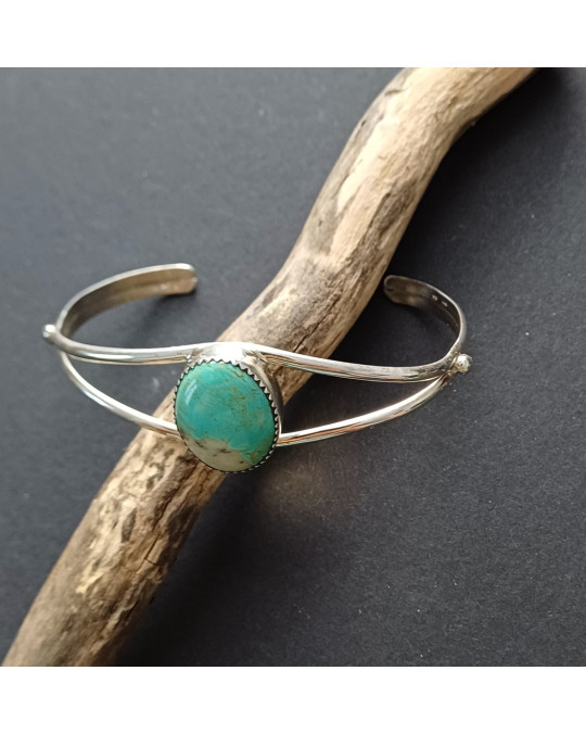 Traditioneller Armreif mit Türkis, Navajo