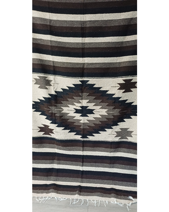 Gewobene, original mexikanische Decke-hellbraun