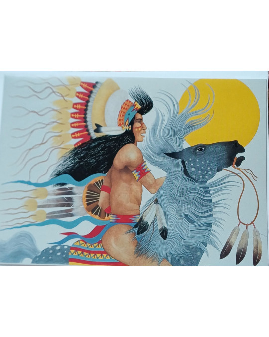 Kunstdruck Karte "Wind Rider"