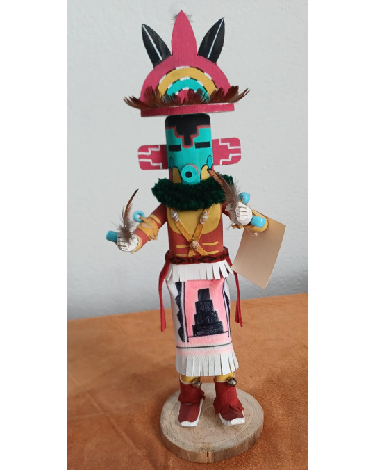 Kachina mit echten Federn und vielen Details