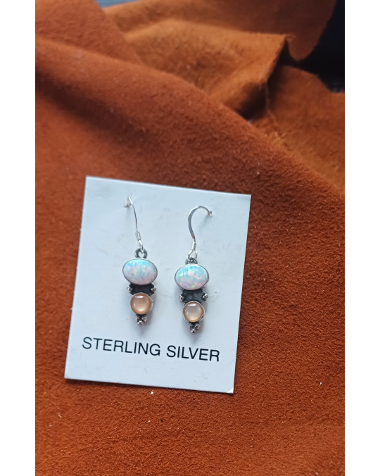 Zuchtopal Ohrringe in verschiedenen Designs/Farben-gelb