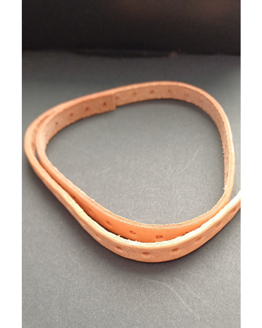 Spacer für Choker oder Brustpanzer aus Leder, hellbraun