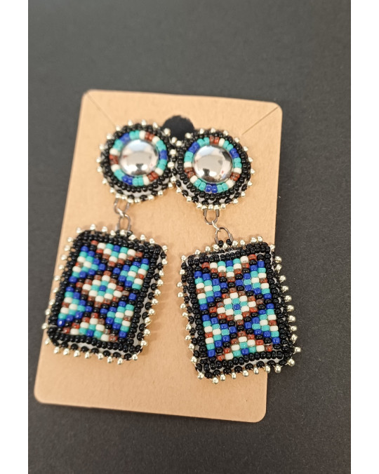 Besondere Perlenohrringe - Nez Perce aus Portland