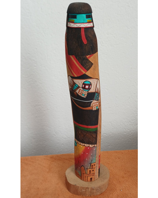 Kachina Shalako Statue, Schnitzerei der Hopi