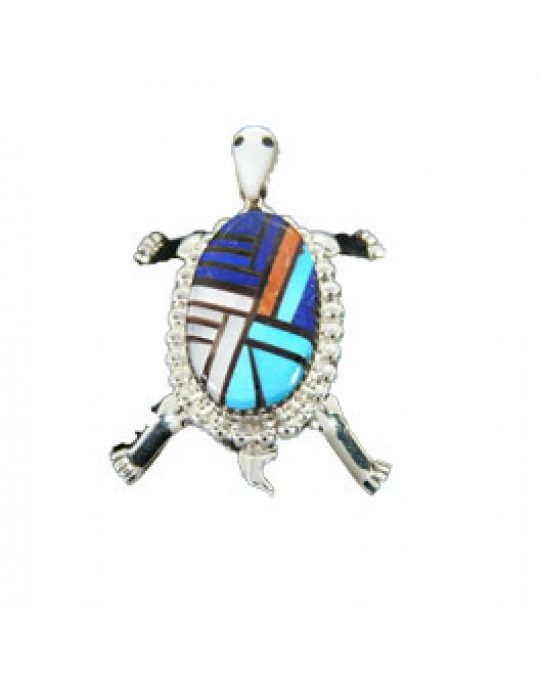 Zuni Einlegearbeit "Turtle"