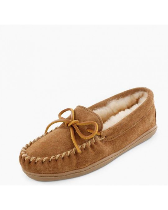 Winter Sheepskin (Lammfell) Damen Moccasin mit Sohle