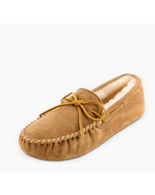 Sheepskin (Lammfell) Moccasin Hausschuh Herren