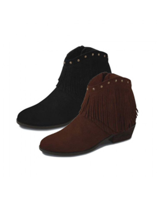 Westernboot Fransen-Stiefelette "Bandera" Gr. 42 braun, letzes Exemplar
