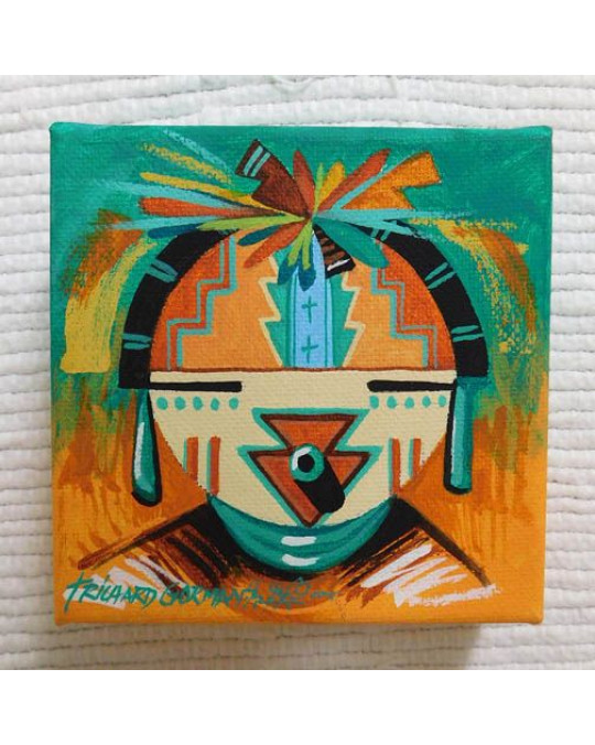 Hopi Original Bild Kachina (Miniatur)