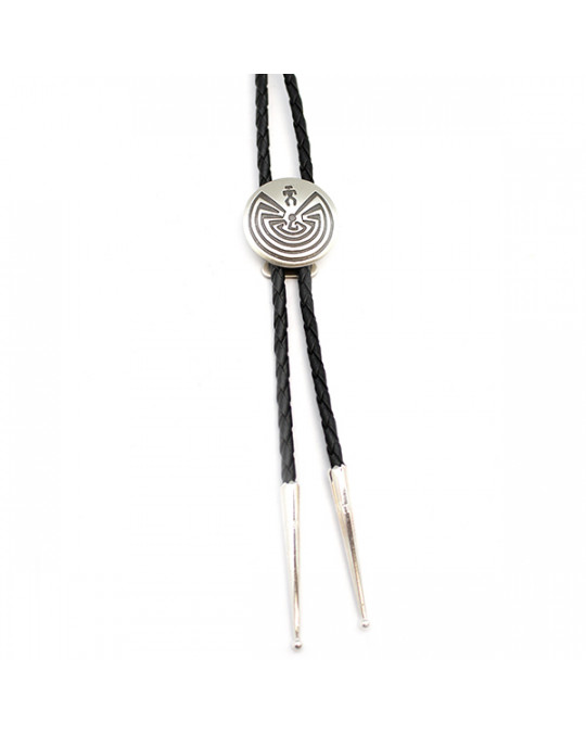 Leichter Bolo Tie "Man in the Maze", Navajo