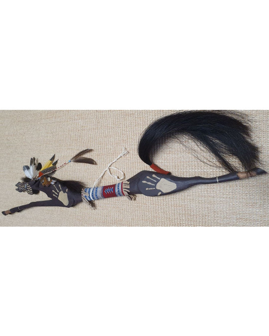 Horse Dance Stick - Tanzstock der Lakota (Sioux) "Yellow Hand"