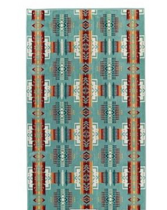 "Chief Joseph" Badetuch von Pendleton in aqua