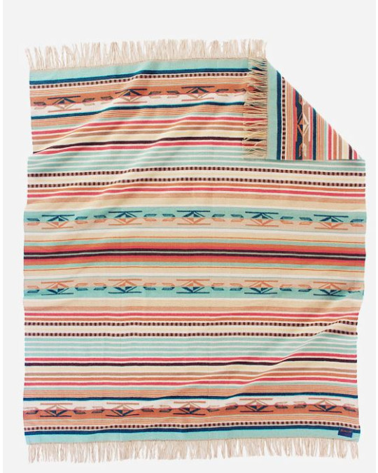 Pendleton "Chimayo" Decke in Koralle 