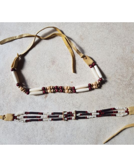 Schmuck für den Hals aus indianischer Handarbeit in 2 Designs