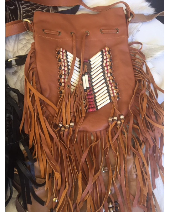 Ethno Taschen aus weichem Leder, div. Farben