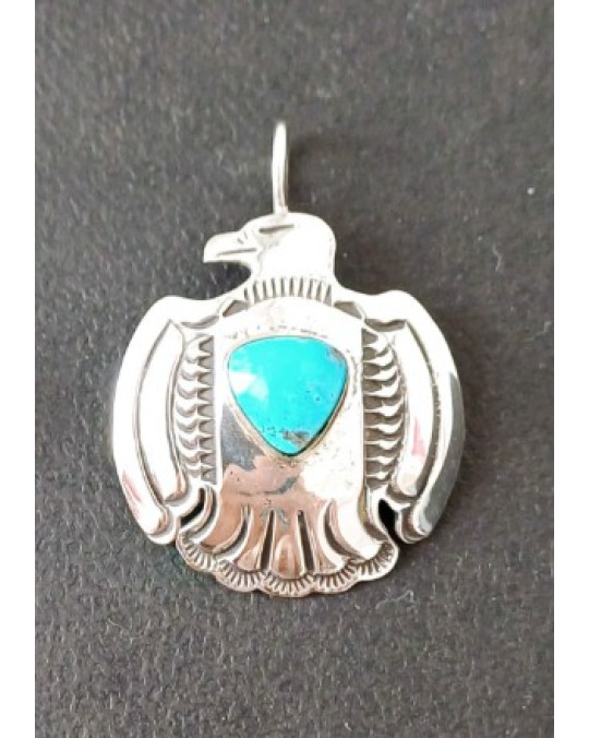 Donnervogel-Anhänger mit Türkis