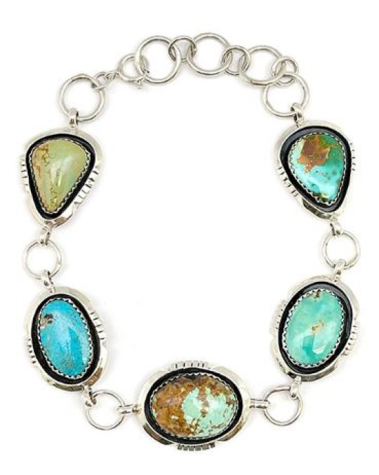 Edelstein Glieder  Armband 